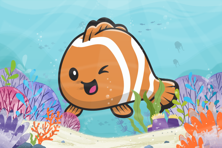 Animated Aquatic Adventure playroom vinyl rug - TenStickers