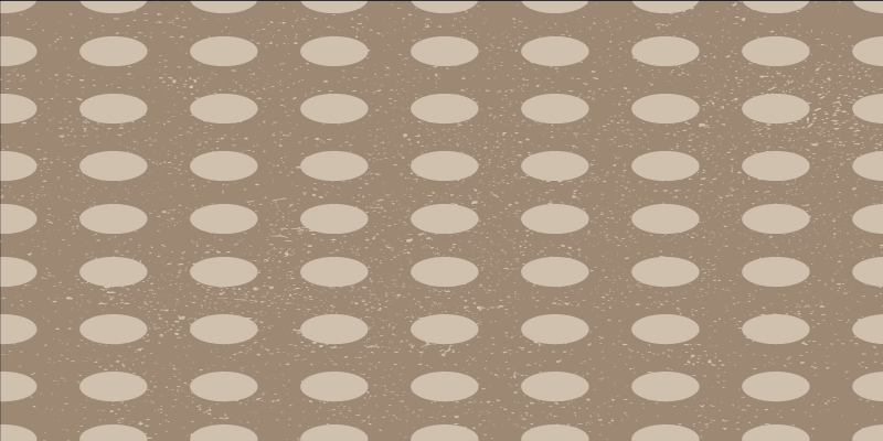 Neutral Polka Dot Pattern stripes vinyl floormat - TenStickers