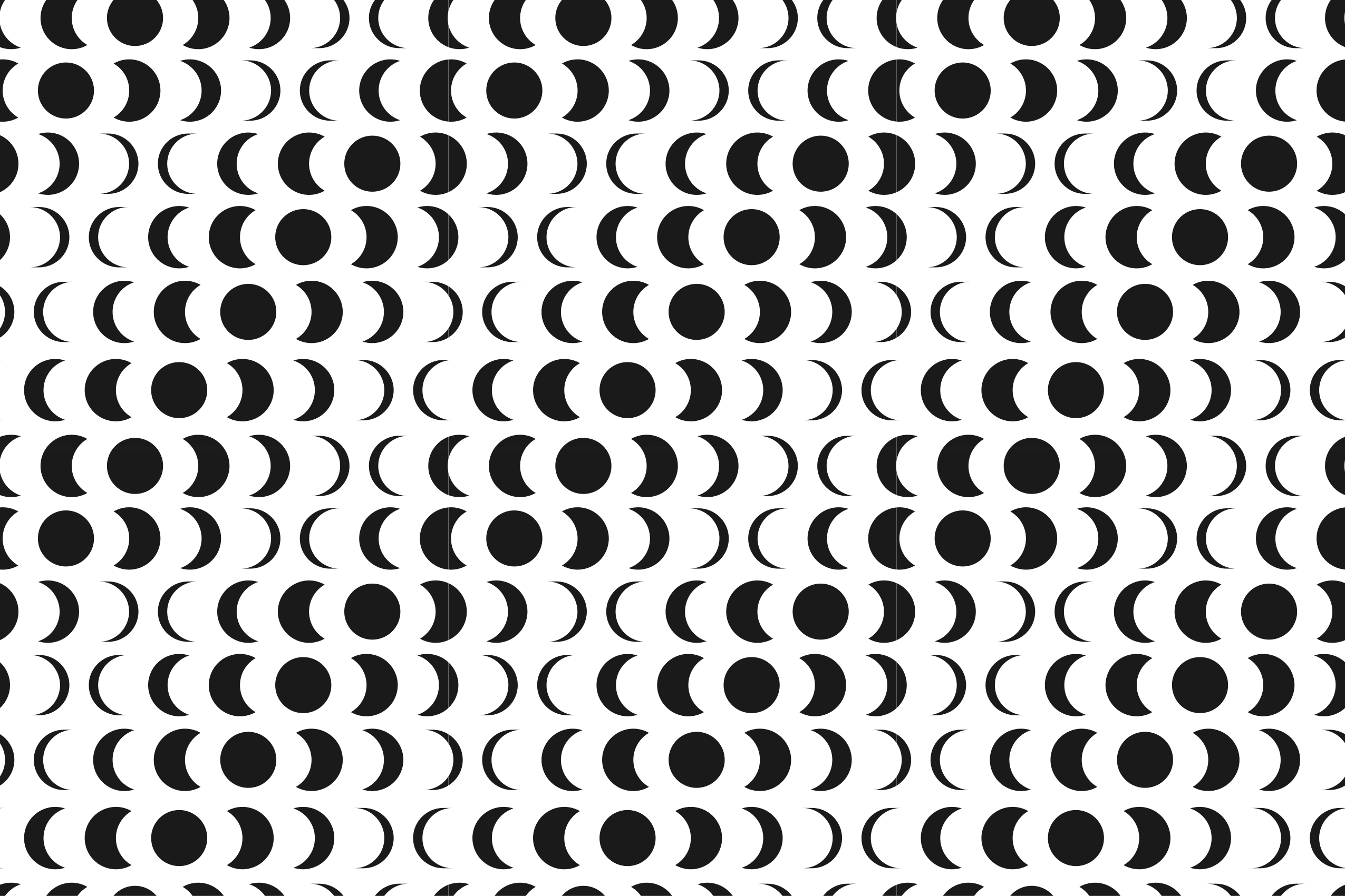 Monochrome Semicircles geometric vinyl rug - TenStickers