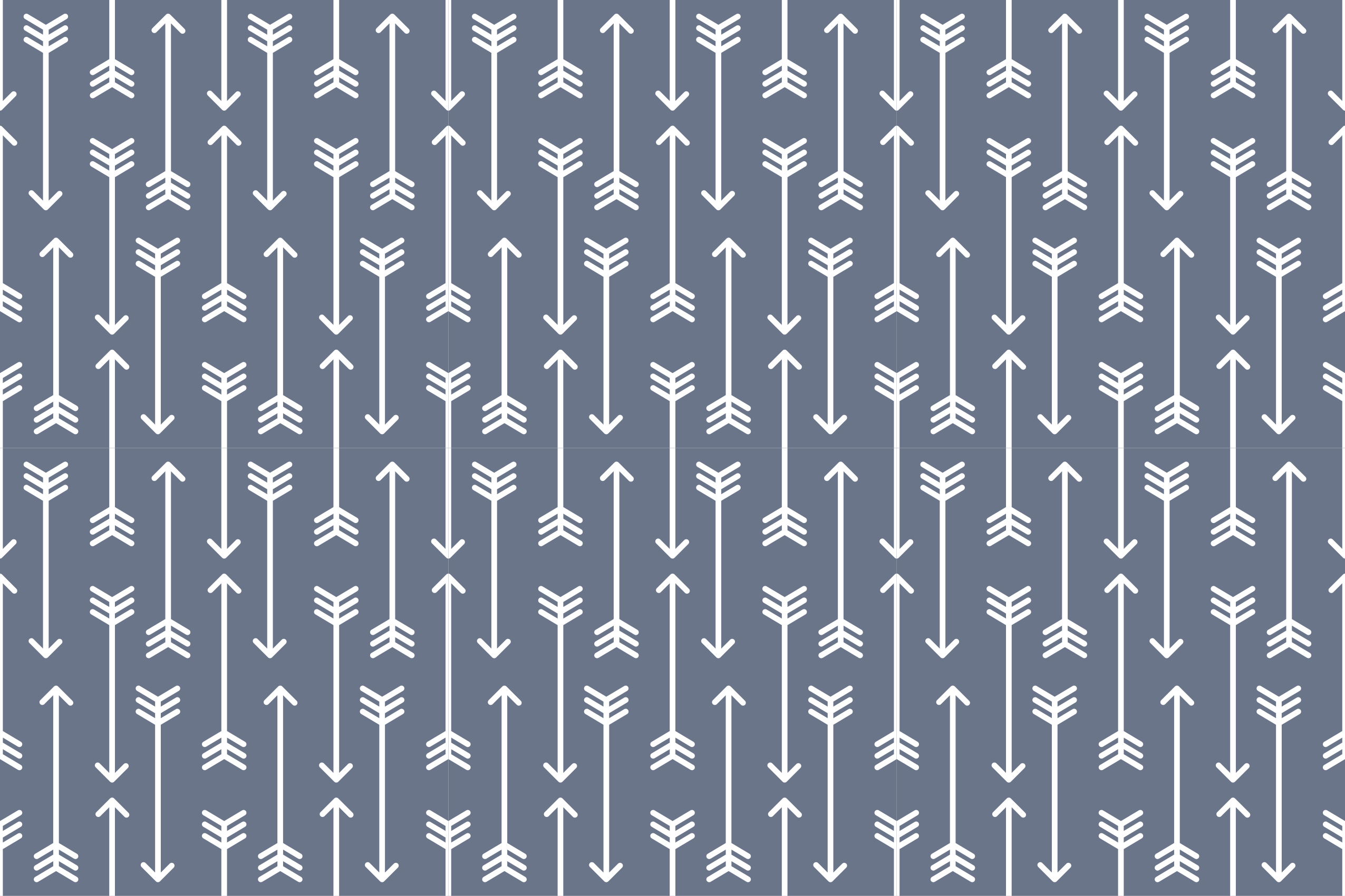 Arrow Patterns stripes vinyl rug - TenStickers