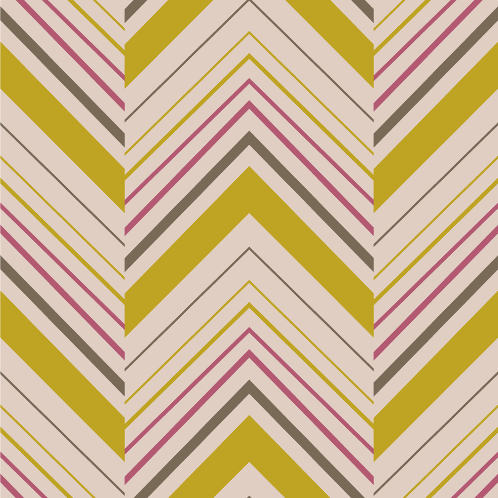 Chevron pattern striped vinyl rug - TenStickers