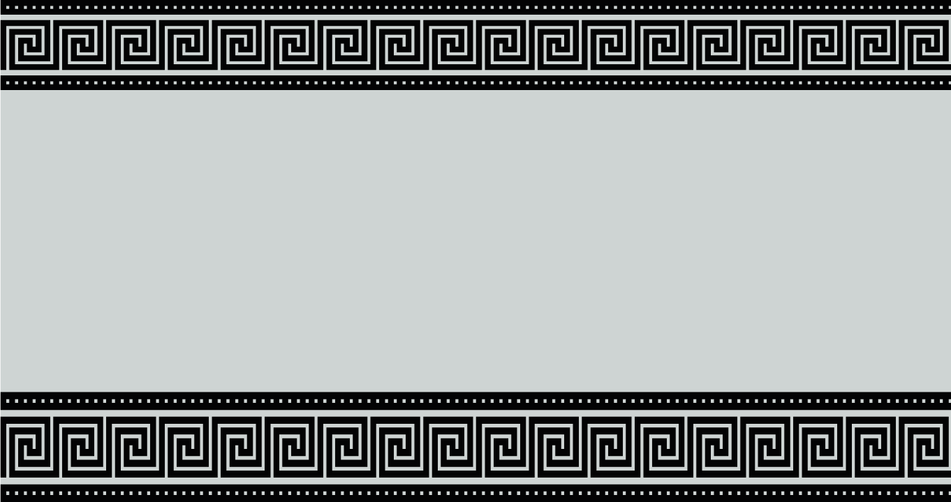 Greek Fret Border geometric vinyl rug - TenStickers