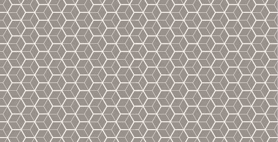 Gray and white hexagon pattern geometric rugs - TenStickers