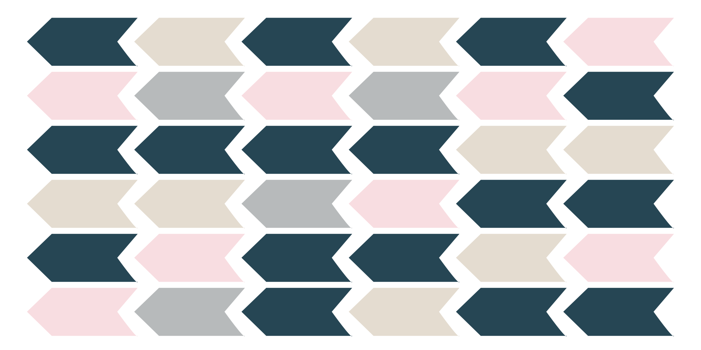 Stylish arrow pattern geometric vinyl rug - TenStickers