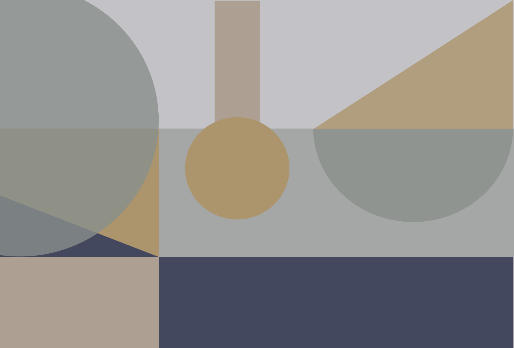 Abstract geometric vinyl rug - TenStickers