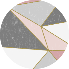 Geometric Marble Forms geometric vinyl rug - TenStickers