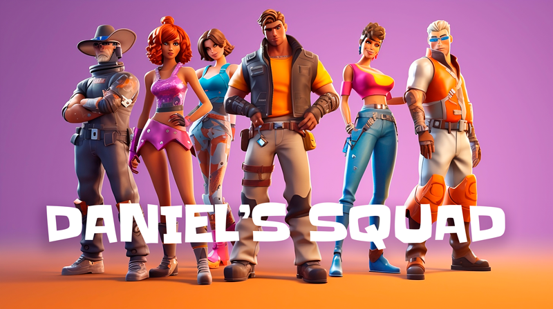 Gang of characters bedroom vinyl rug - TenStickers