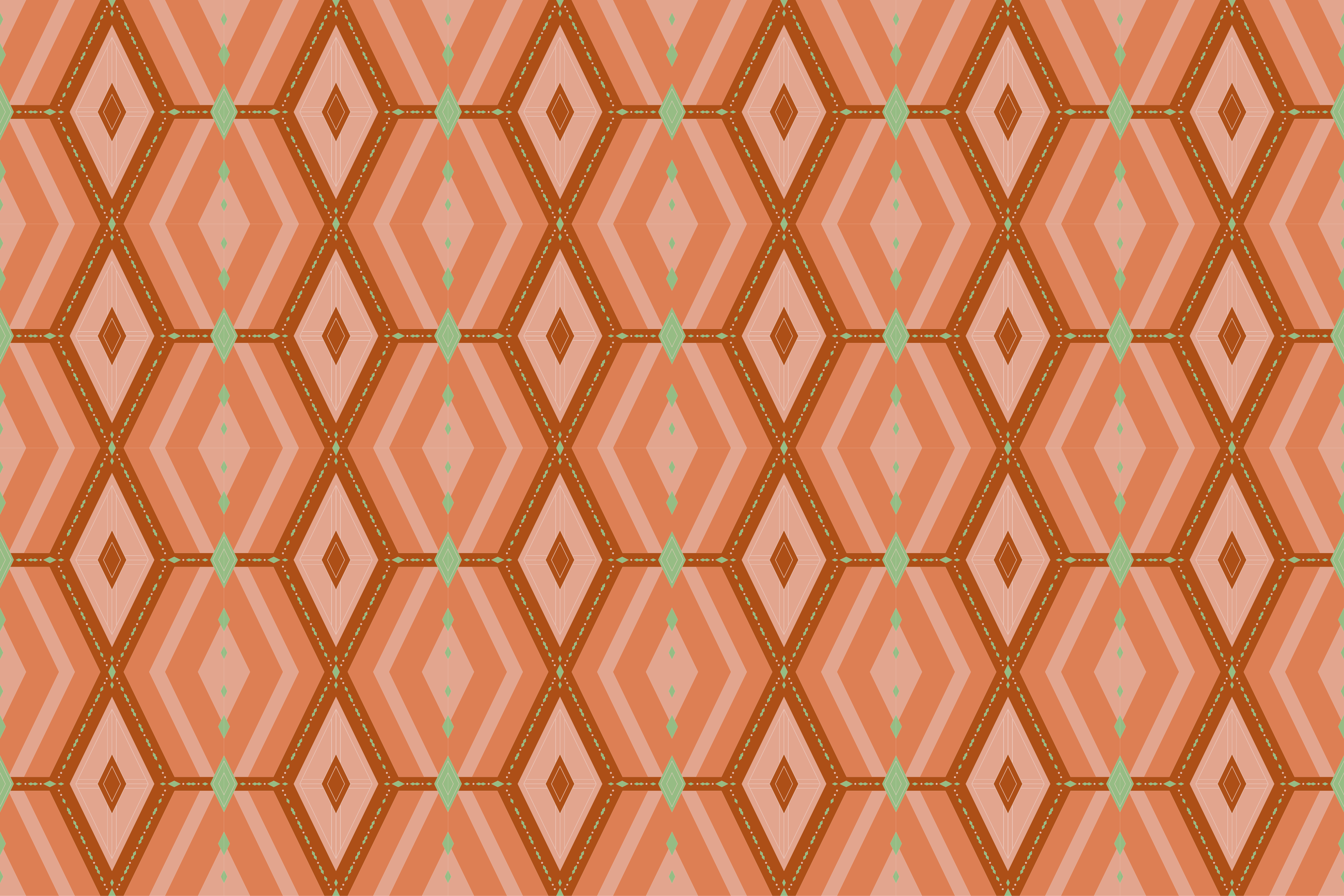 Geometric vinyl rug in geometric pattern harmony - TenStickers