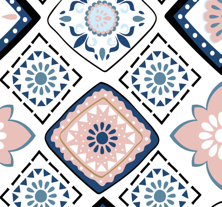 Tile wallpaper tile pattern elegance - TenStickers