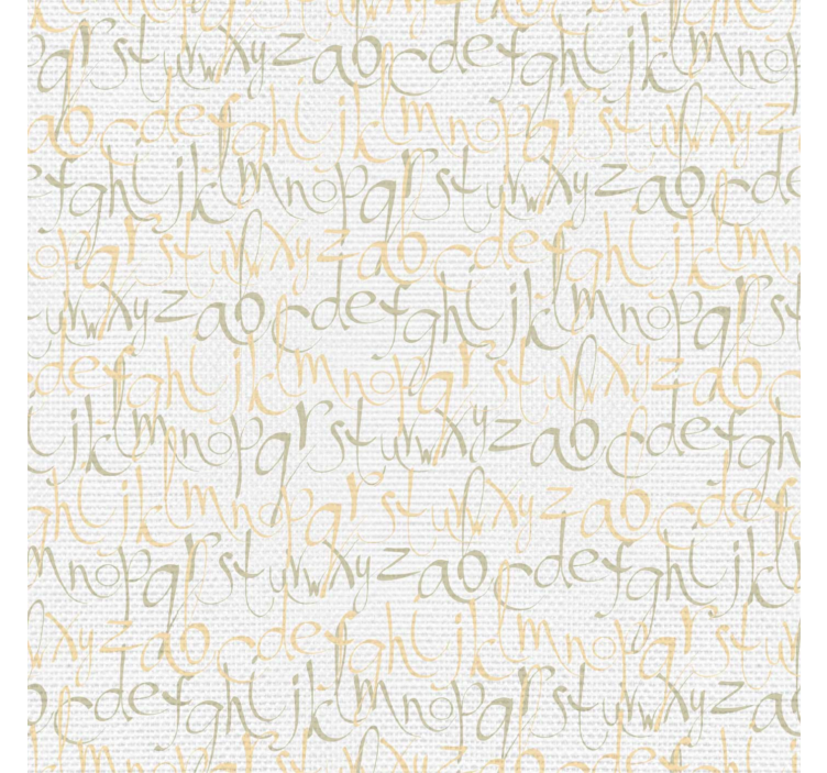Urban vintage letters letter wallpaper - TenStickers