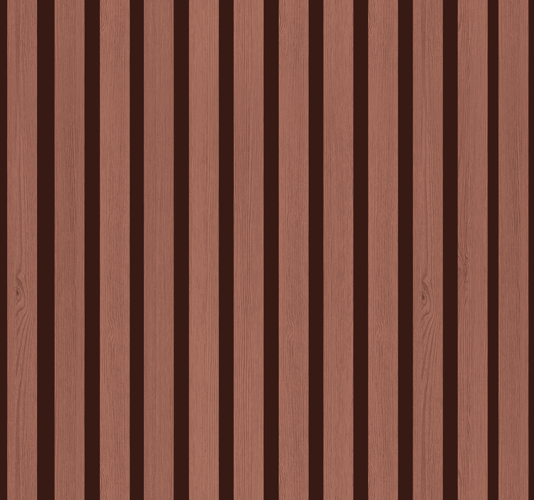 "Mocha mousse" slats vertical line wallpaper - TenStickers