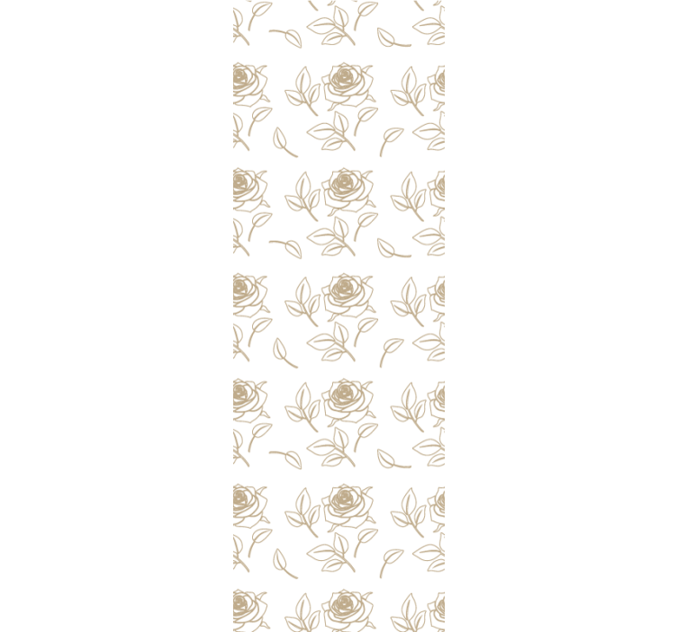 Elegant Rose Patterns flower wallpaper - TenStickers