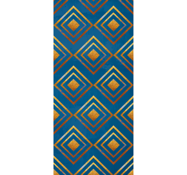 Diamonds and Lines geometric wallpaper - TenStickers