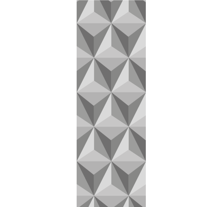 3D Pyramid Pattern geometric wallpaper - TenStickers