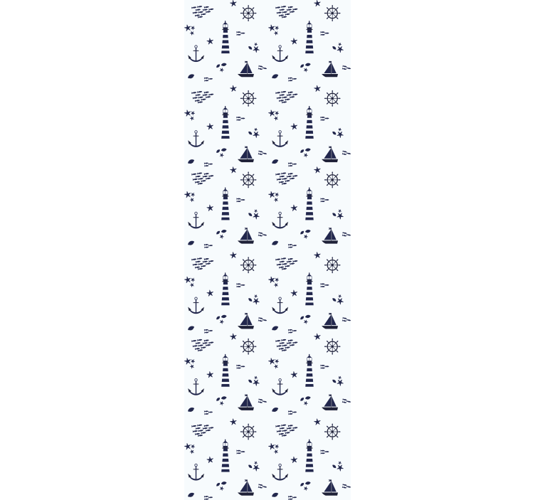 Nordic nautical elements kids wallpaper - TenStickers