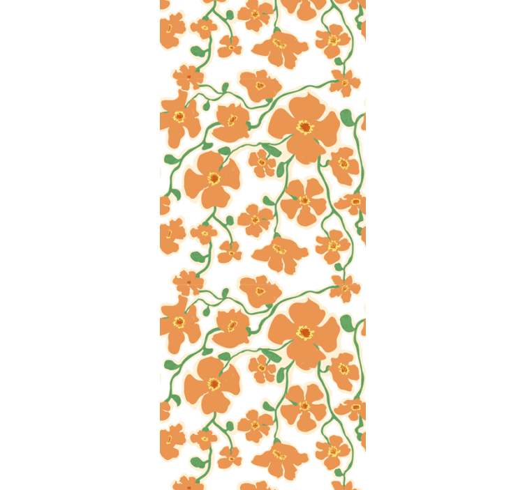 Blossoming Floral Design flower wallpaper - TenStickers