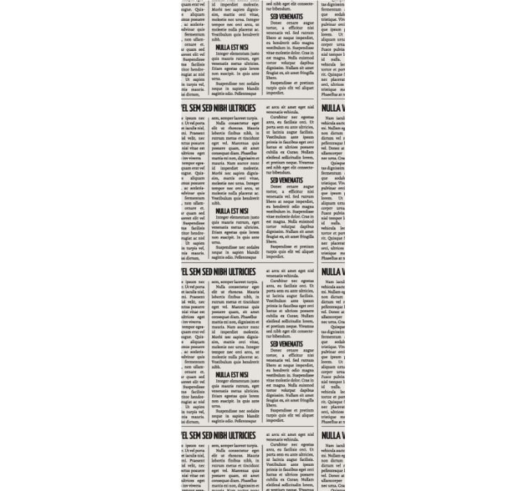 Vintage Newspaper Style customised wallpaper - TenStickers