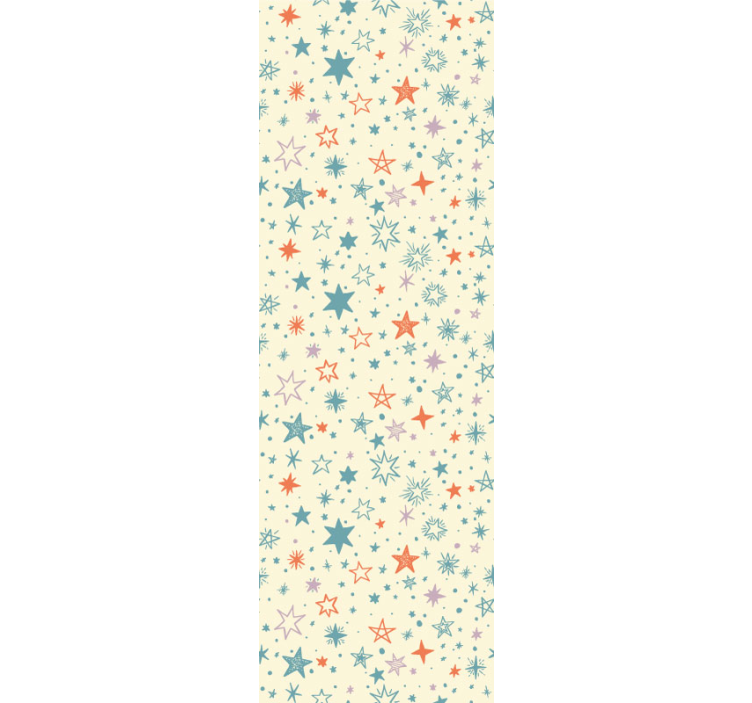 Colorful Star Decorations nursery wallpaper - TenStickers