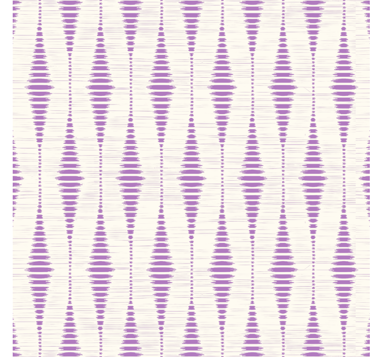 Purple rabaul ikat shapes wallpaper - TenStickers
