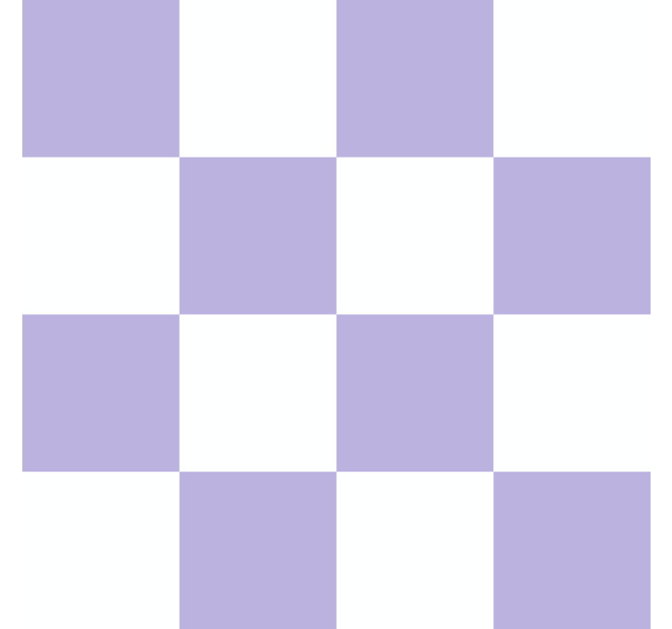 White and purple motif tile wallpaper - TenStickers