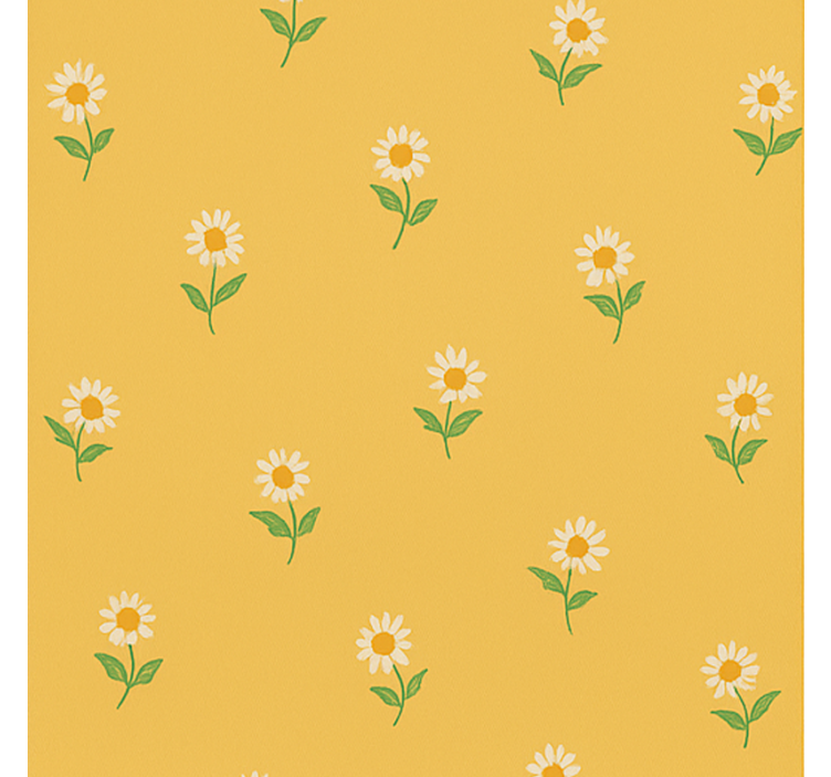 1940's daisy nursery design vintage wallpaper - TenStickers