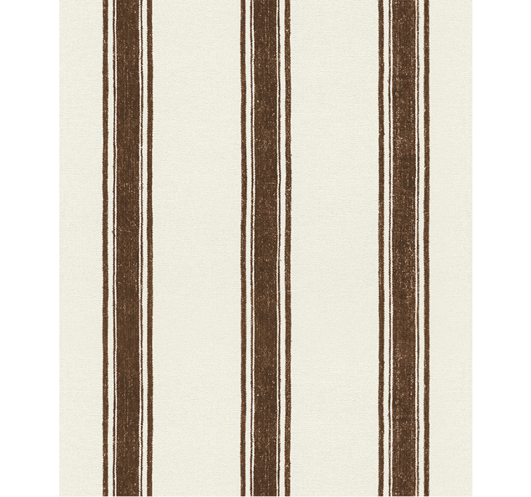 Shapes wallpaper in brown vertical lines - TenStickers