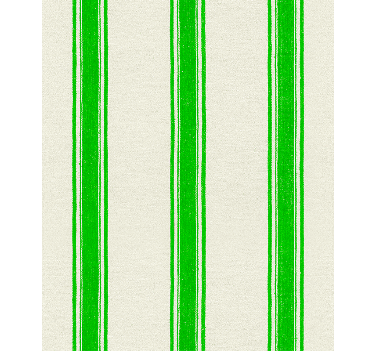Shapes wallpaper in green vertical lines - TenStickers