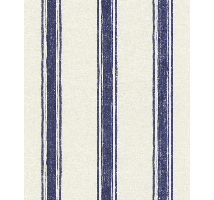 Shapes wallpaper vertical lines in navy blue - TenStickers