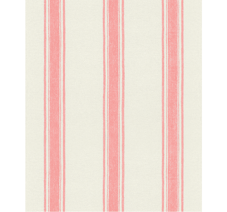 Shapes wallpaper vertical lines pastel pink - TenStickers