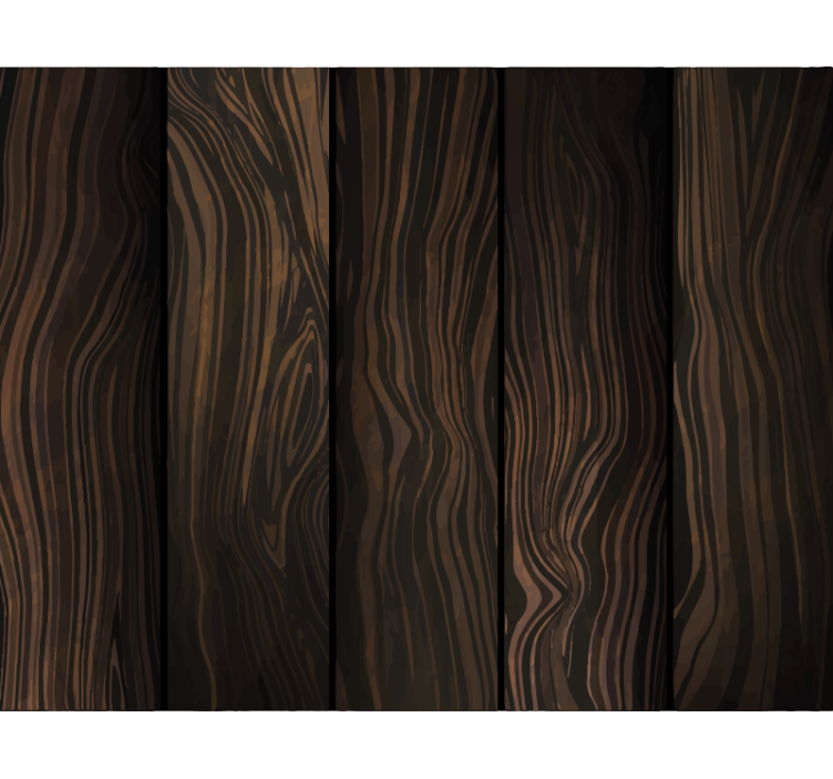 Wood wallpaper dark sheet design - TenStickers