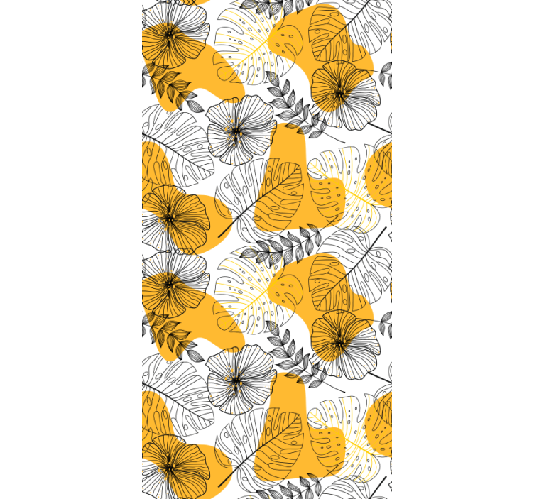 Texture pattern wallpaper flower design kallax - TenStickers