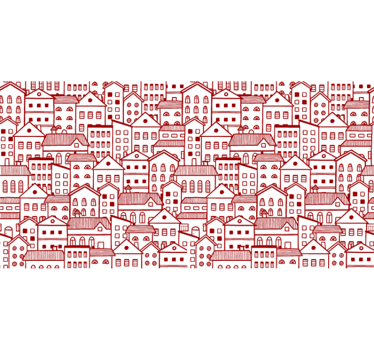 Texture pattern wallpaper modern city comic book style - TenStickers