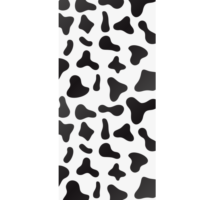 Animal wallpaper cow print design - TenStickers