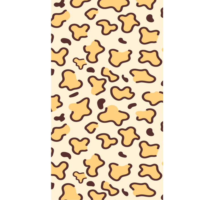 Animal wallpaper with large leopard patterns - TenStickers