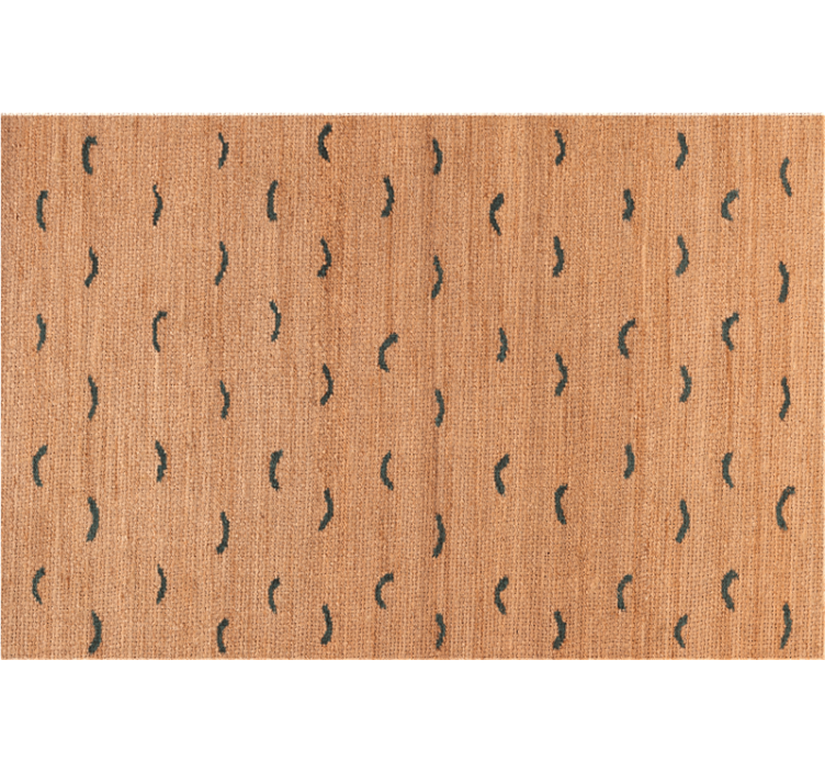 Animal wallpaper jute beige imitation - TenStickers