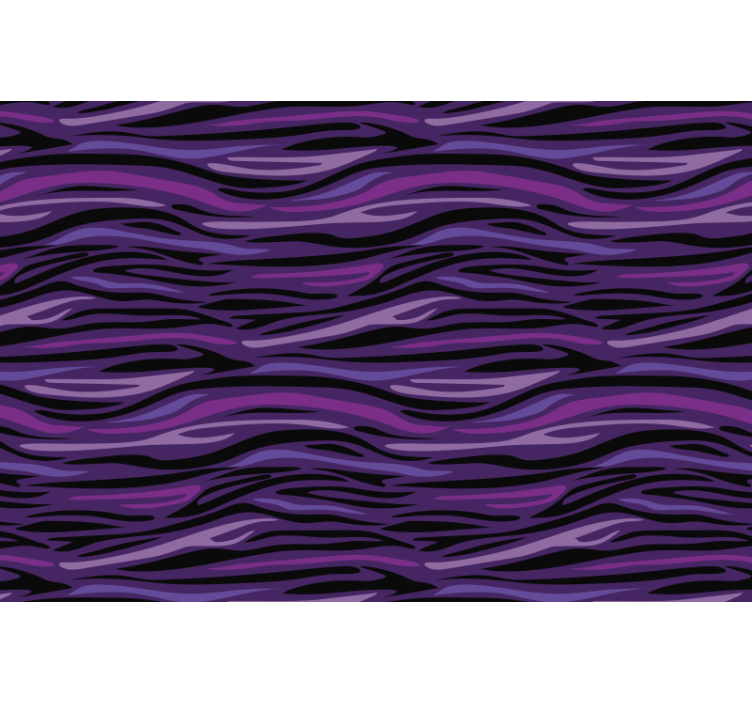 Animal wallpaper purple wave design - TenStickers