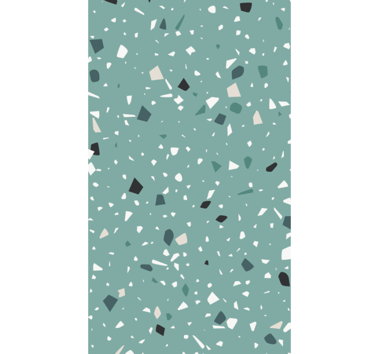 Textured wallpaper in aquamarine terrazzo - TenStickers