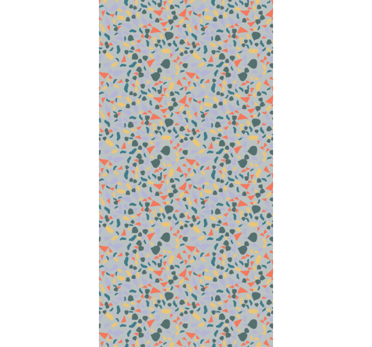 Marble wallpaper in vibrant abstract shapes - TenStickers