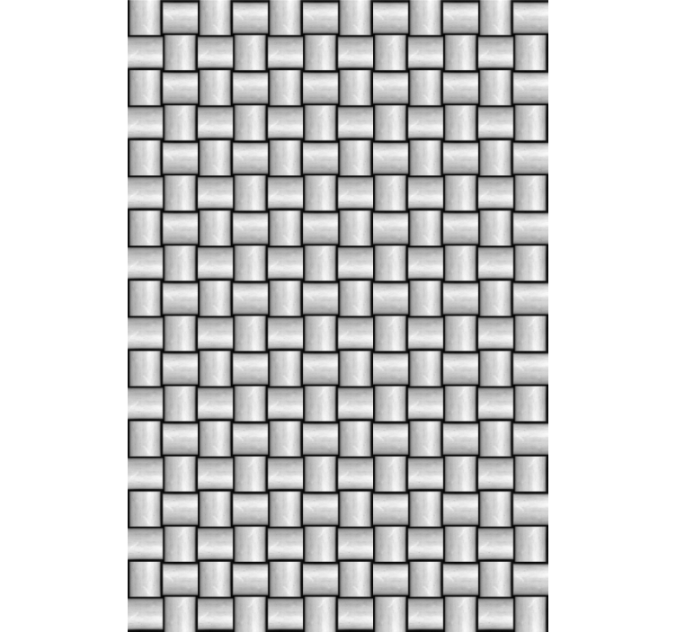 Marble wallpaper with grey squares pattern - TenStickers