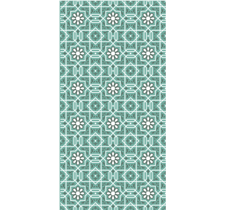 Tile wallpaper with moroccan design - TenStickers
