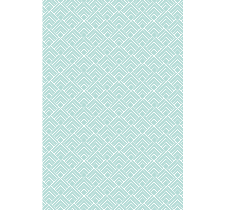 Scandinavian wallpaper light blue zigzag lines - TenStickers