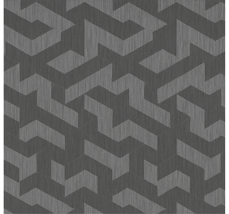 Teenager wallpaper geometric dark shapes - TenStickers