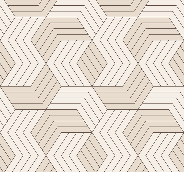 Geometric Flooring geometric wallpaper - TenStickers