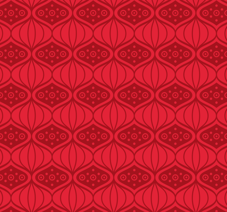 Red oriental style red wallpaper - TenStickers