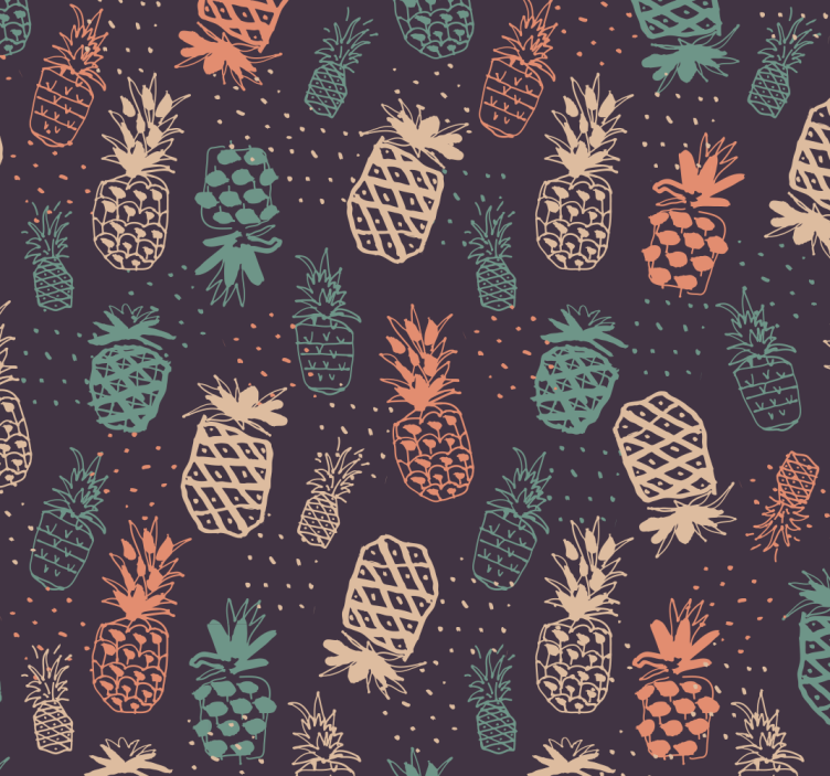 Autumnal Pinecones kitchen wallpaper - TenStickers