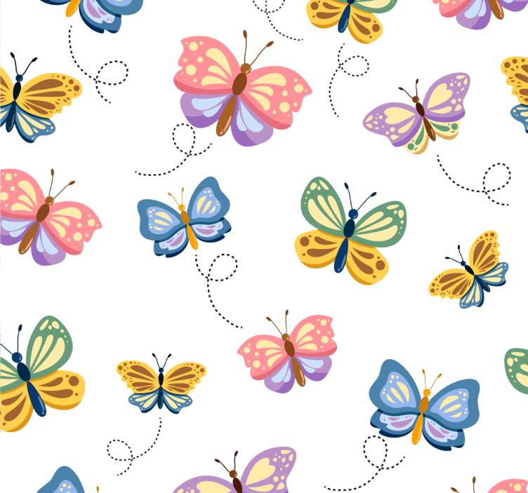 Butterfly wallpaper butterfly design - TenStickers