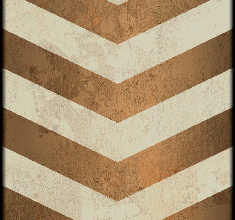 Chevron Stripes horizontal striped wallpaper - TenStickers