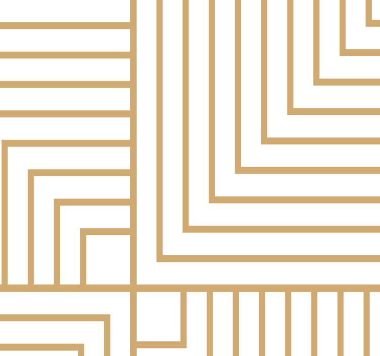 Geometric Labyrinth geometric wallpaper - TenStickers