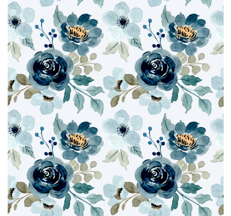 Floral Bouquet Motif flower wallpaper - TenStickers