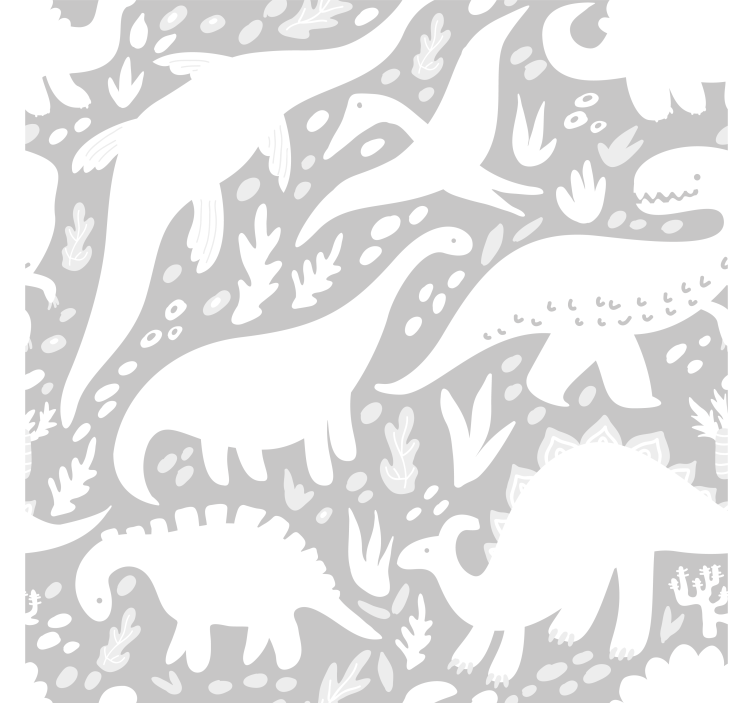 Dinosaur Menagerie dinosaurs wallpaper - TenStickers